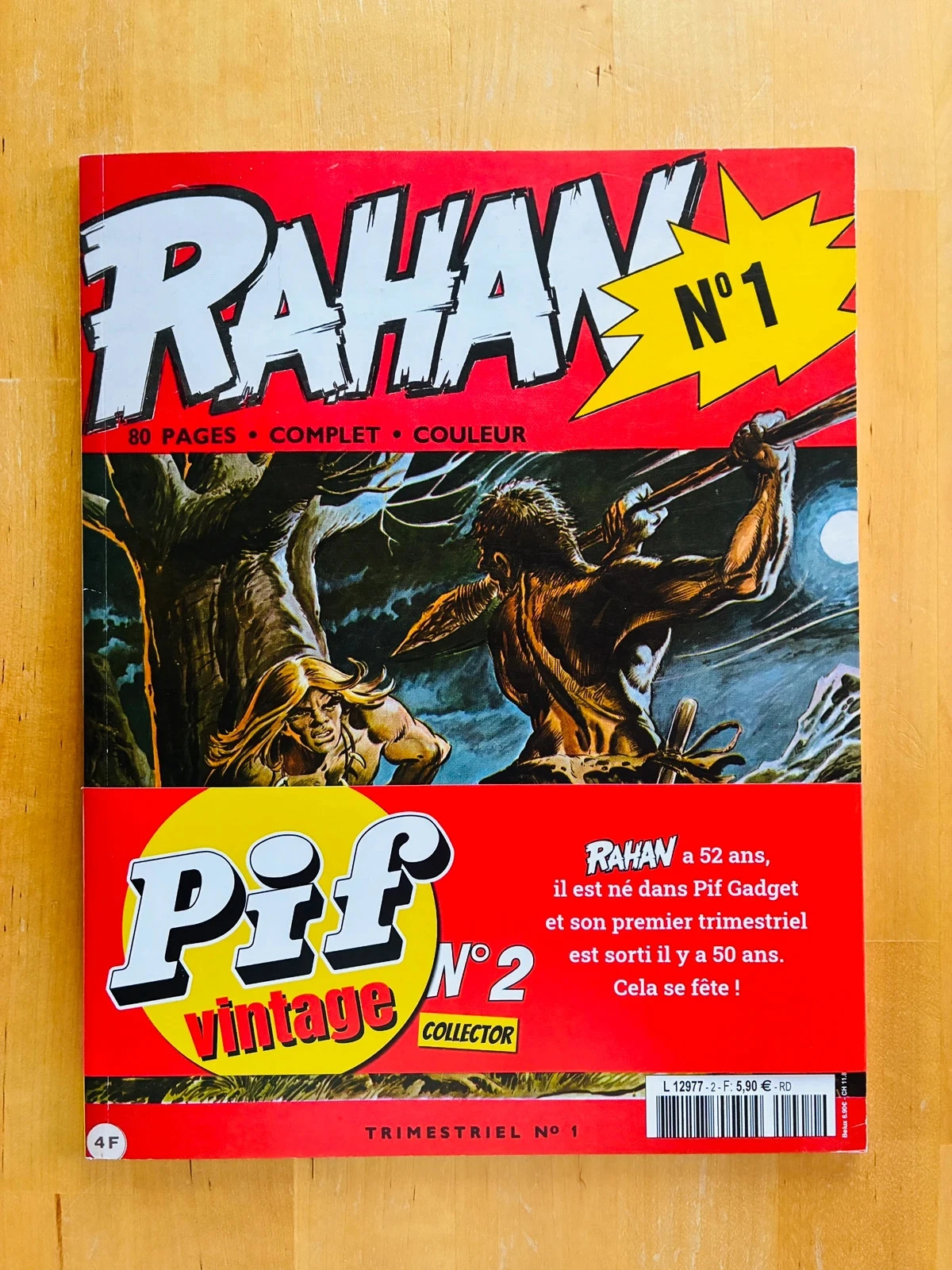 Revue Pif vintage spécial Rahan collector.